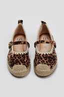 Εσπαντρίγιες suede με μπαρέτα ERYNN - Leopard - thefashionproject.gr - ERYNN