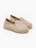 Εσπαντρίγιες suede με ψηλή σόλα - Μπεζ - thefashionproject.gr - Ideal shoes