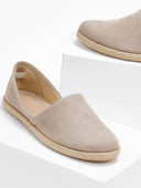 Εσπαντρίγιες suede με χαμηλά πλαϊνά - Τάουπε - thefashionproject.gr - Medies
