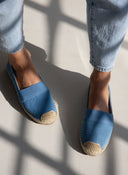 Εσπαντρίγιες τζιν με λάστιχο - Μπλε jean - thefashionproject.gr - M PLUS