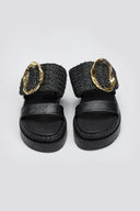Flatfforms σανδάλια με oversized τοκά Mariella Fabiani 2519/91