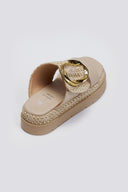 Flatfforms σανδάλια με oversized τοκά Mariella Fabiani 2519/91