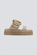 Flatfforms σανδάλια με oversized τοκά Mariella Fabiani 2519/91
