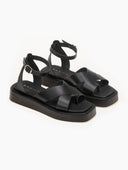 Σανδάλια flatforms με μπαρέτα tfp