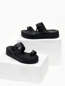 Flatform σανδάλια με στρας Estil
