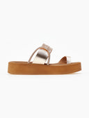 Flatform σανδάλια με στρας Estil