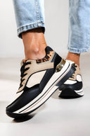 Flatform sneakers σε συνδυασμούς υλικών ERYNN