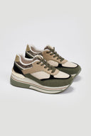 Flatform sneakers σε συνδυασμούς υλικών ERYNN