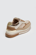Flatform sneakers σε συνδυασμούς υλικών ERYNN
