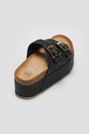 Flatforms από ψάθα με τοκάδες ERYNN