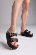 Flatforms από ψάθα με τοκάδες ERYNN
