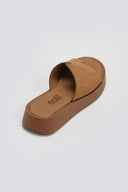 Flatforms δερμάτινα nubuck σανδάλια Estil