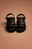Flatforms δερμάτινα σανδάλια gladiator Estil - Μαύρο - thefashionproject.gr - Estil - 24232002003