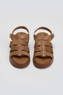 Flatforms δερμάτινα σανδάλια gladiator Estil - Τάουπε - thefashionproject.gr - Estil - 24232035002