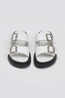 Flatforms δερμάτινα σανδάλια με τοκάδες Tfp