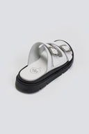 Flatforms δερμάτινα σανδάλια με τοκάδες Tfp