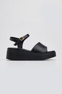 Flatforms δερμάτινα σανδάλια TFP