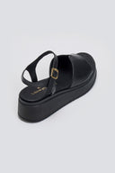 Flatforms δερμάτινα σανδάλια TFP