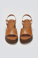 Flatforms δερμάτινα σανδάλια TFP
