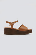 Flatforms δερμάτινα σανδάλια TFP