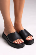 Flatforms δερμάτινα σανδάλια Tfp