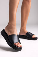 Flatforms δερμάτινα σανδάλια Tfp