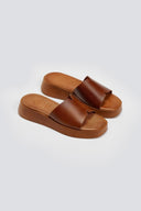 Flatforms δερμάτινα σανδάλια Tfp - Ταμπά - thefashionproject.gr - TFP