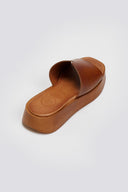 Flatforms δερμάτινα σανδάλια Tfp - Ταμπά - thefashionproject.gr - TFP