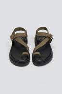 Flatforms nubuck δερμάτινα σανδάλια Tfp