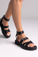 Flatforms σανδάλια crossover Only 15341272