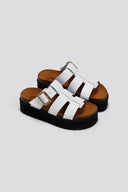 Flatforms σανδάλια δερμάτινα ATENEO