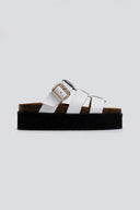 Flatforms σανδάλια δερμάτινα ATENEO