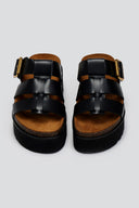 Flatforms σανδάλια δερμάτινα ATENEO