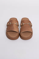 Flatforms σανδάλια δερμάτινα Estil