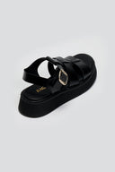 Flatforms σανδάλια δερμάτινα με τοκά Ragazza 01239