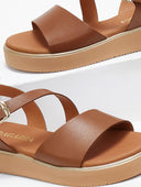 Flatforms σανδάλια δερμάτινα Ragazza 01186