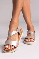 Flatforms σανδάλια δερμάτινα Ragazza 0411