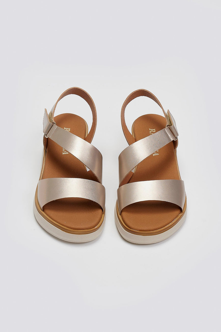 Flatforms σανδάλια δερμάτινα Ragazza 0411