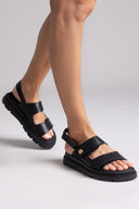 Flatforms σανδάλια δερμάτινα Ragazza 0850