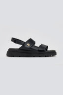 Flatforms σανδάλια δερμάτινα Ragazza 0850 - Μαύρο - thefashionproject.gr - RAGAZZA - 24081002002