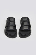 Flatforms σανδάλια δερμάτινα Ragazza 0852 - Μαύρο - thefashionproject.gr - RAGAZZA - 24125002002