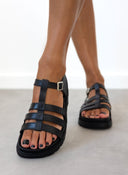 Flatforms σανδάλια gladiator - Μαύρο - thefashionproject.gr - Eco Twins