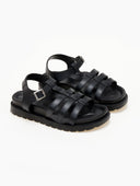 Flatforms σανδάλια gladiator - Μαύρο - thefashionproject.gr - Eco Twins