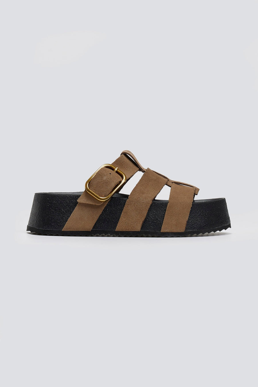 Flatforms σανδάλια καστόρινα ATENEO
