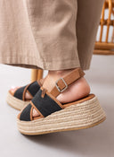 Flatforms σανδάλια με crossover φάσες Refresh 171756