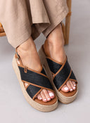 Flatforms σανδάλια με crossover φάσες Refresh 171756