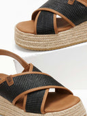 Flatforms σανδάλια με crossover φάσες Refresh 171756