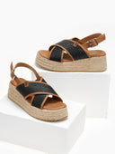 Flatforms σανδάλια με crossover φάσες Refresh 171756