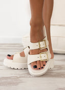 Flatforms σανδάλια με φαρδιές φάσες VIZZANO 6499.102