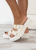 Flatforms σανδάλια με φαρδιές φάσες VIZZANO 6499.102